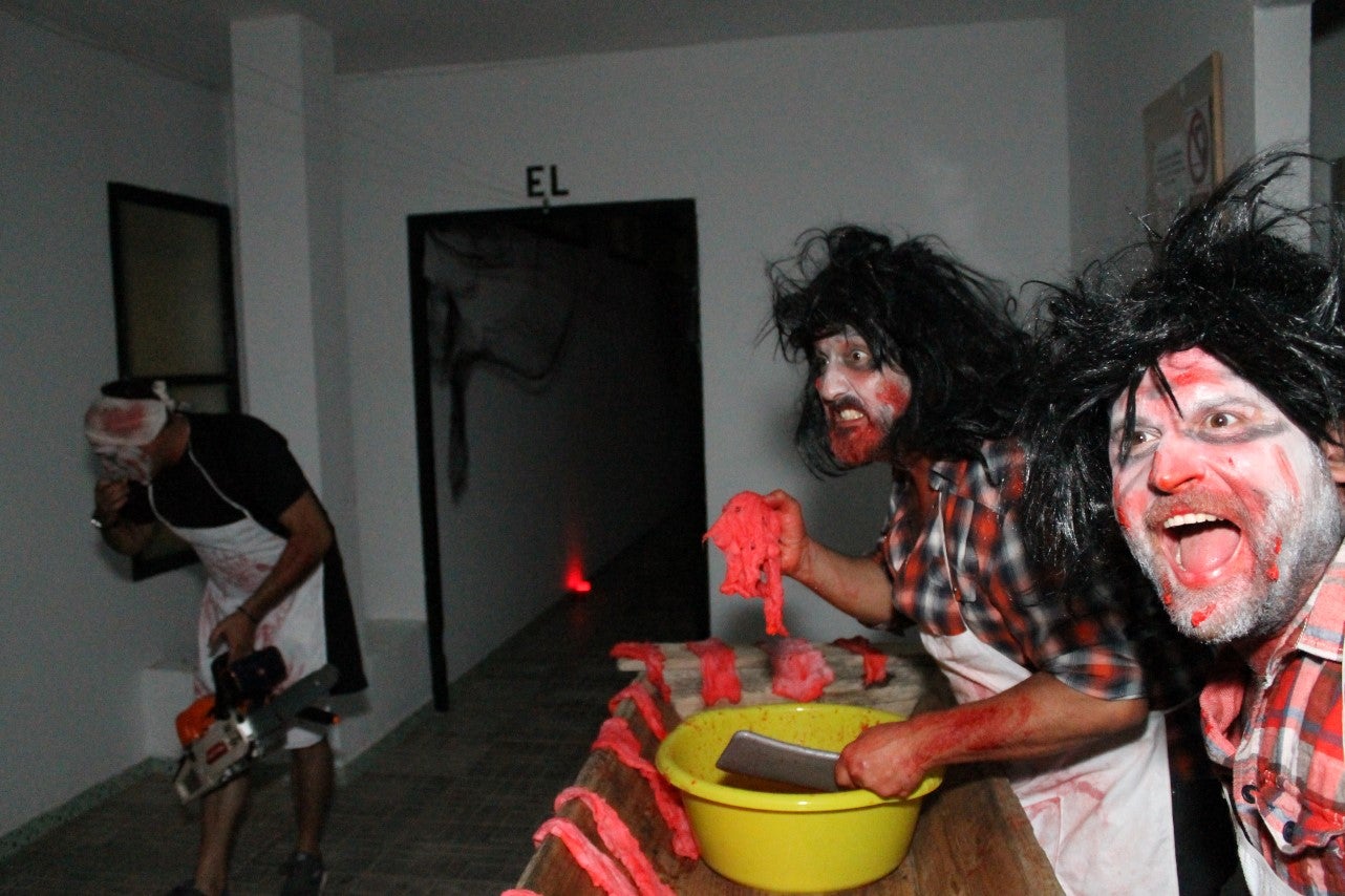 Algunas imágenes del pasaje del terror de la Ruta Nocturna 'La Diabla' (14-08-2019)