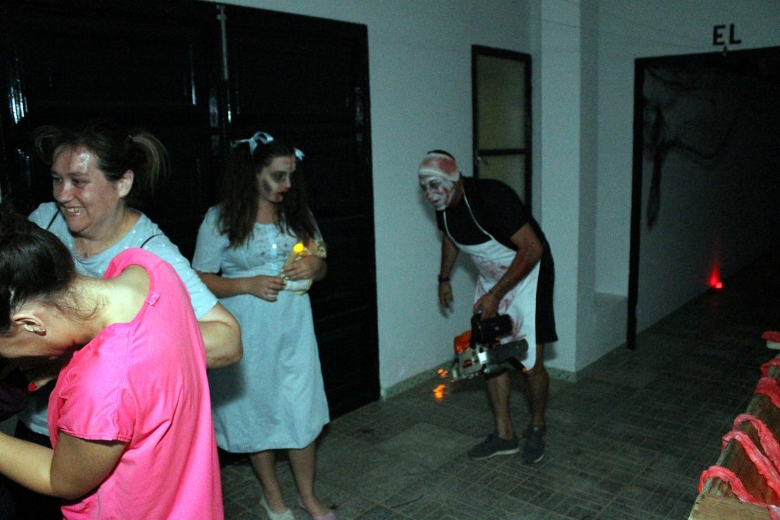 Algunas imágenes del pasaje del terror de la Ruta Nocturna 'La Diabla' (14-08-2019)