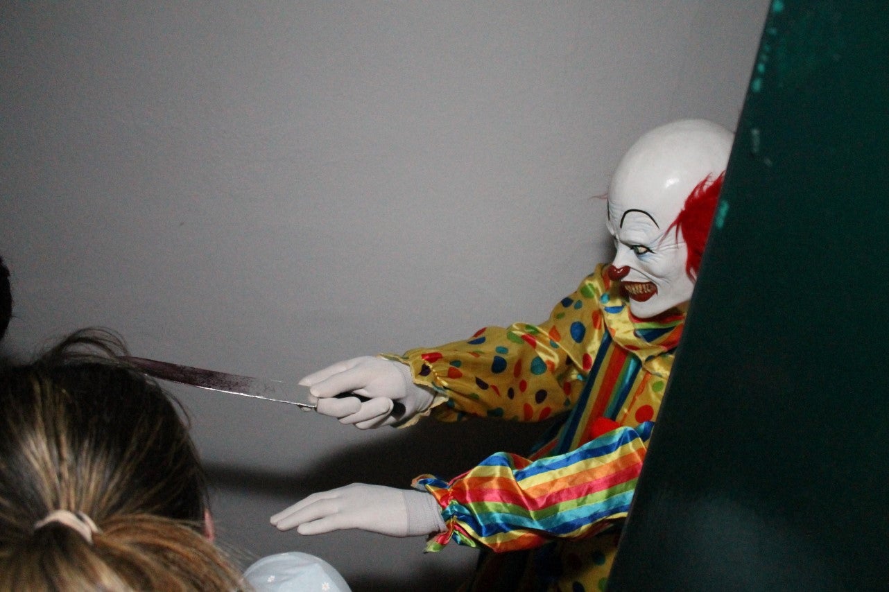 Algunas imágenes del pasaje del terror de la Ruta Nocturna 'La Diabla' (14-08-2019)