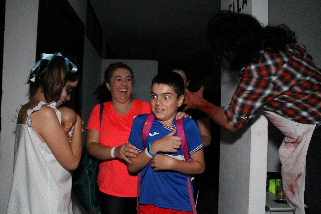 Algunas imágenes del pasaje del terror de la Ruta Nocturna 'La Diabla' (14-08-2019)