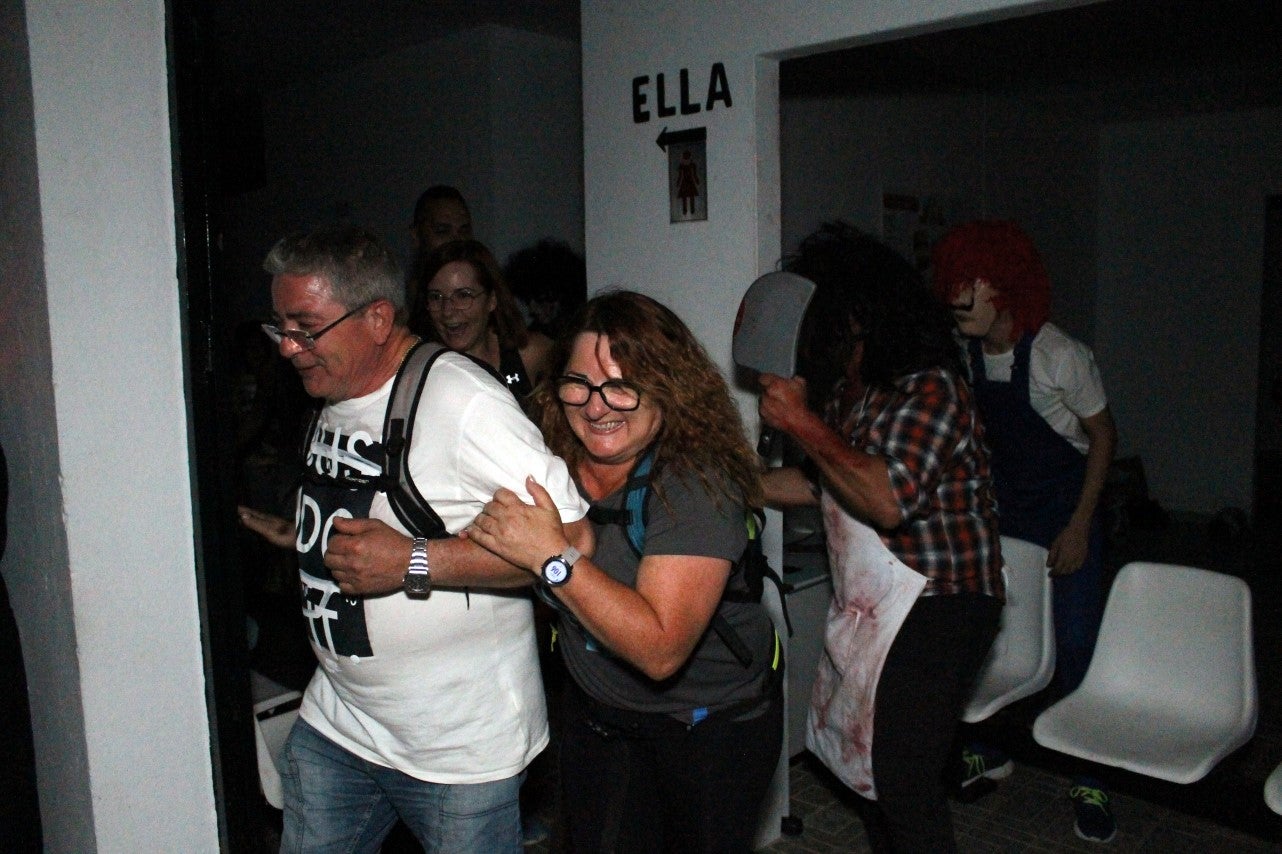 Algunas imágenes del pasaje del terror de la Ruta Nocturna 'La Diabla' (14-08-2019)