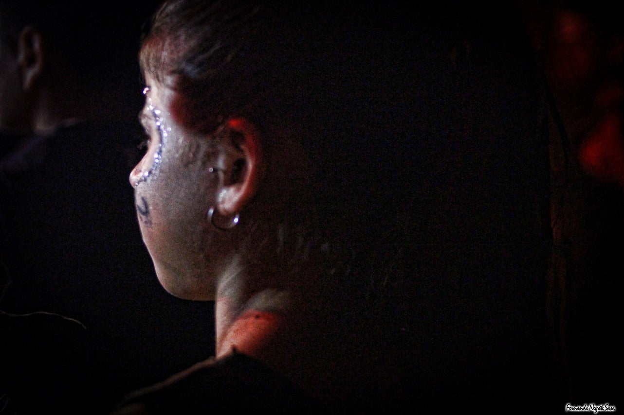 Imágenes del espectáculo de la Fuga de la Diabla celebrado en Valverde de Leganés (17-08-2019)