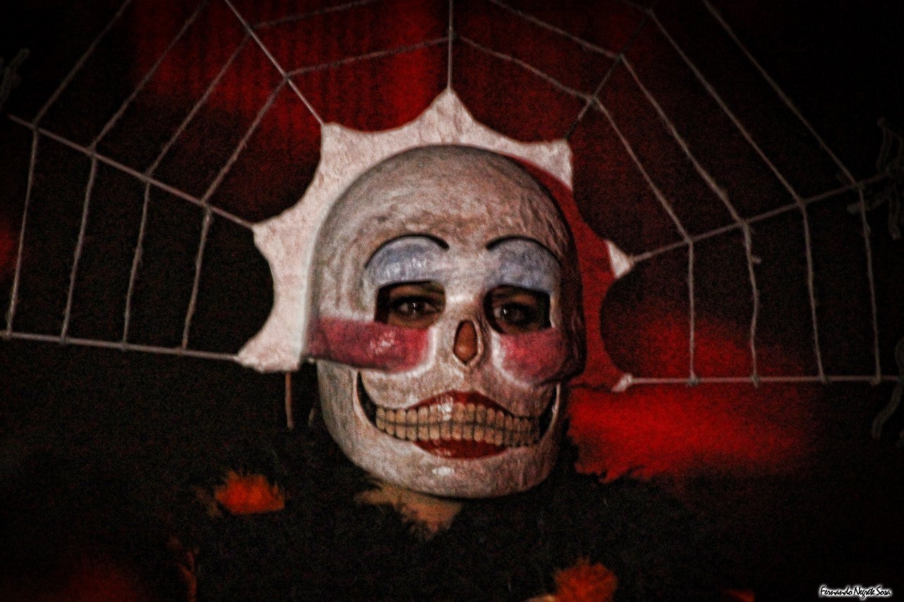 Imágenes del espectáculo de la Fuga de la Diabla celebrado en Valverde de Leganés (17-08-2019)