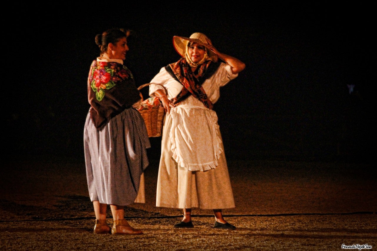 Imágenes del espectáculo de la Fuga de la Diabla celebrado en Valverde de Leganés (17-08-2019)