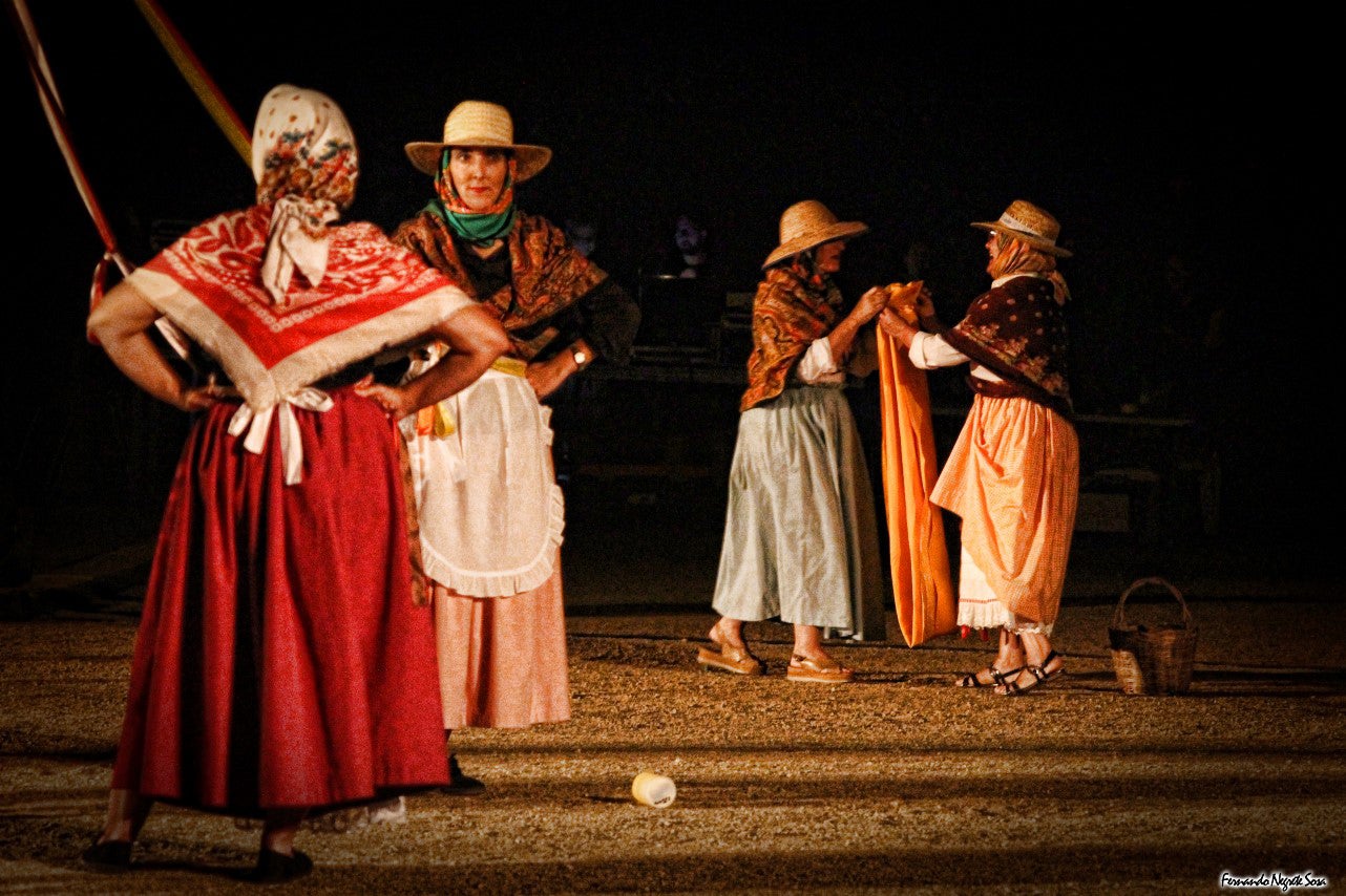 Imágenes del espectáculo de la Fuga de la Diabla celebrado en Valverde de Leganés (17-08-2019)