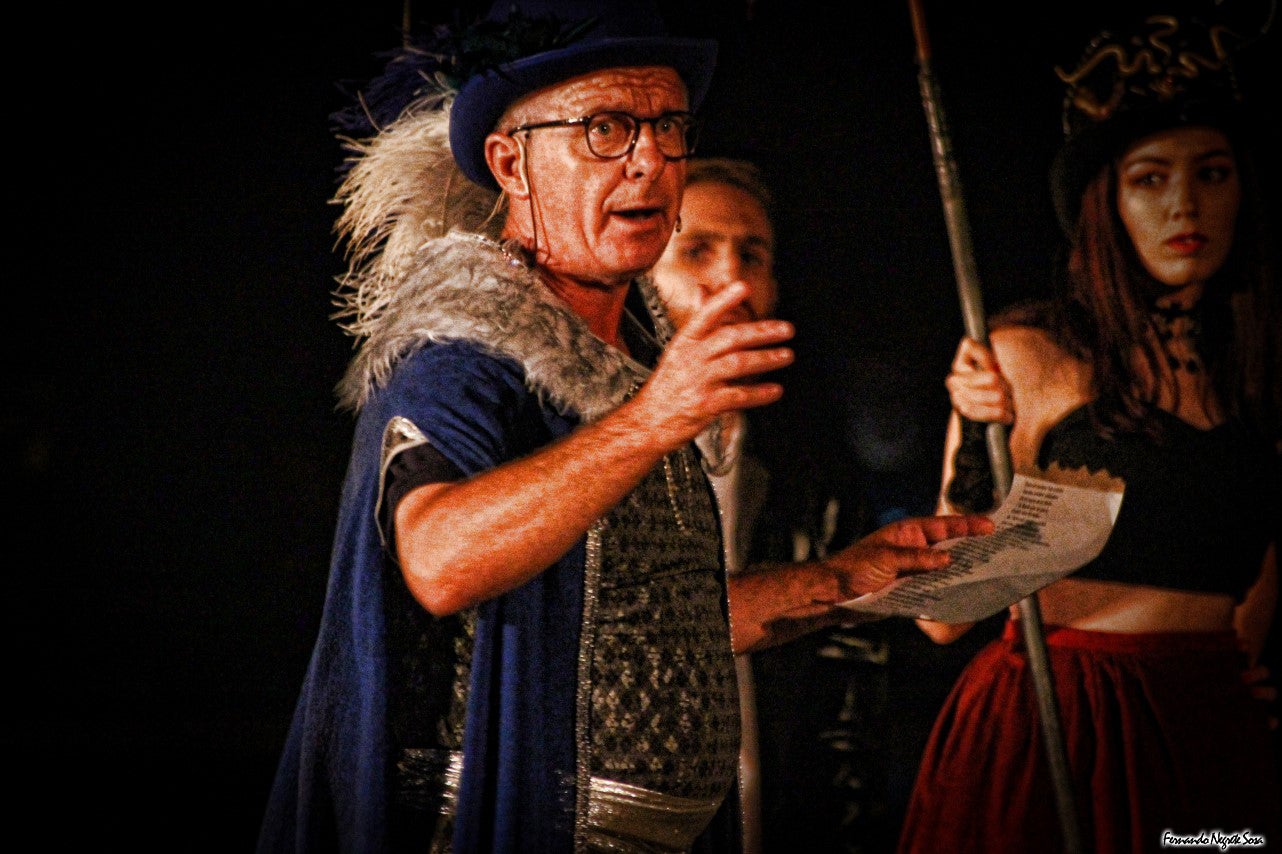 Imágenes del espectáculo de la Fuga de la Diabla celebrado en Valverde de Leganés (17-08-2019)