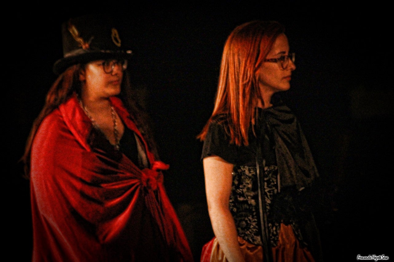 Imágenes del espectáculo de la Fuga de la Diabla celebrado en Valverde de Leganés (17-08-2019)