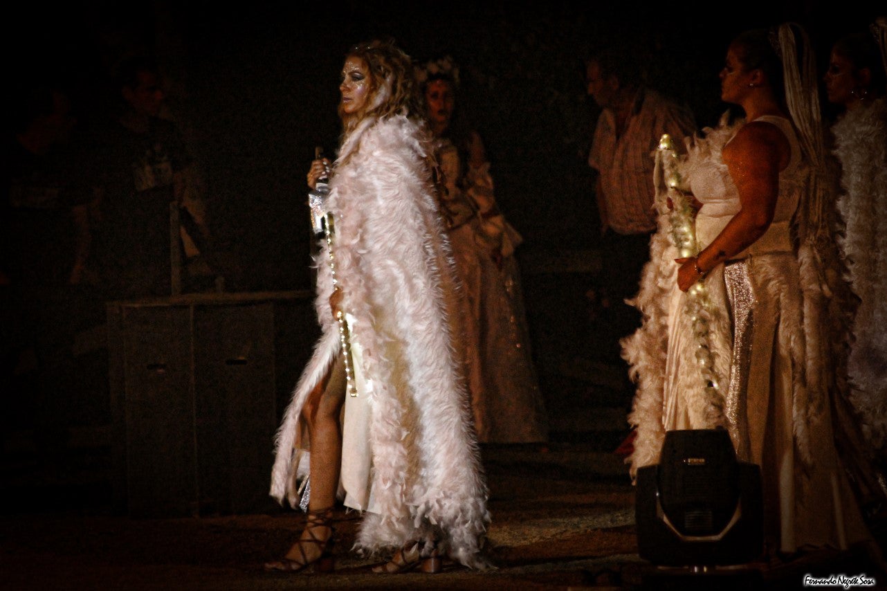 Imágenes del espectáculo de la Fuga de la Diabla celebrado en Valverde de Leganés (17-08-2019)