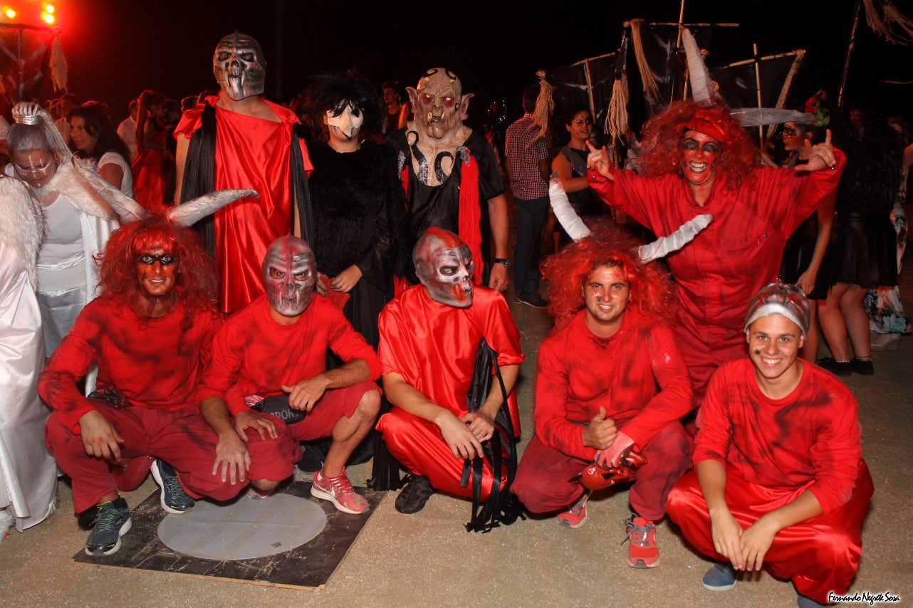 Imágenes del espectáculo de la Fuga de la Diabla celebrado en Valverde de Leganés (17-08-2019)