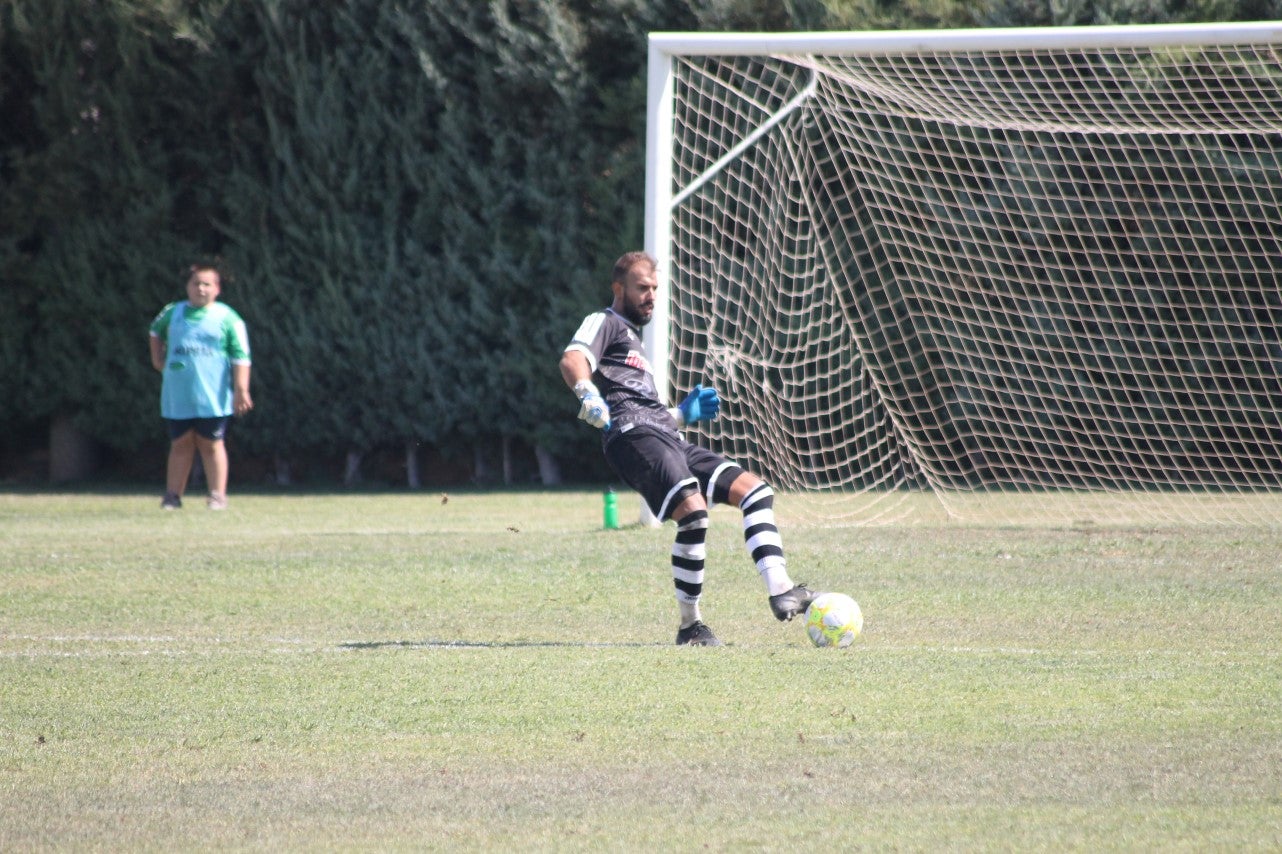 Algunas imágenes del encuentro de la tercera jornada de liga de Tercera División disputado en el Municipal de San Roque y que acabó 2-5 (08-09-2019)