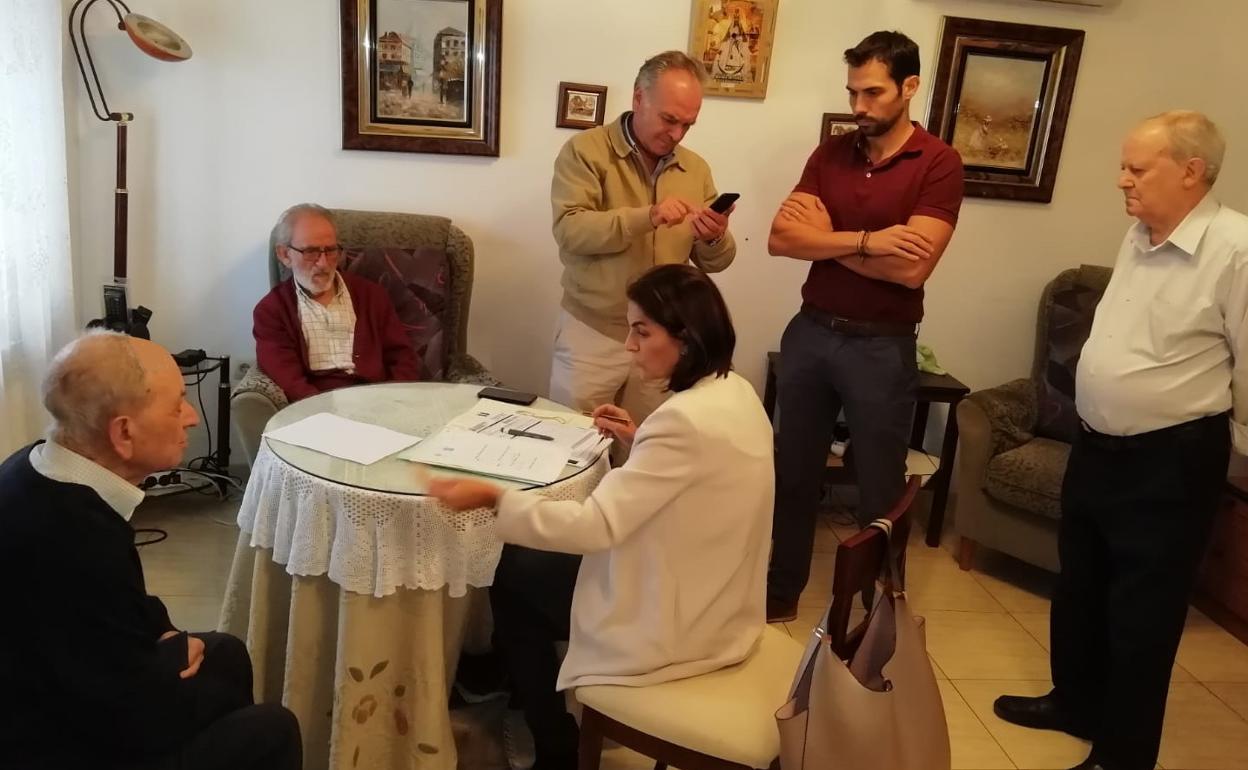 En el domicilio de Don Agustín