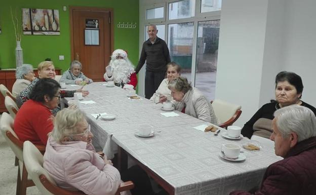 Papa Noel en el Centro de Día