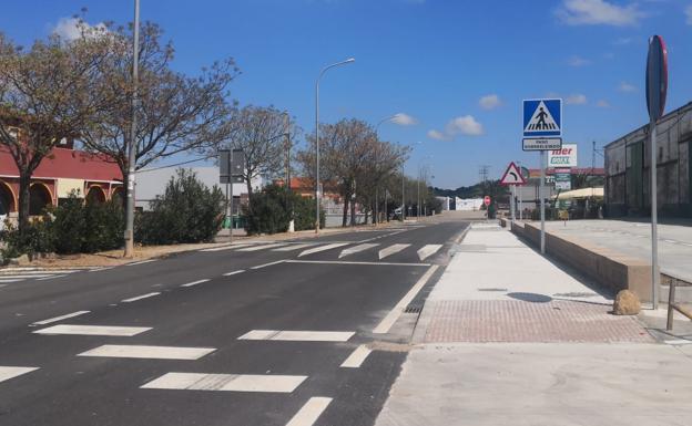 La circunvalación, en una imagen poco reconocible sin vehículos y personas