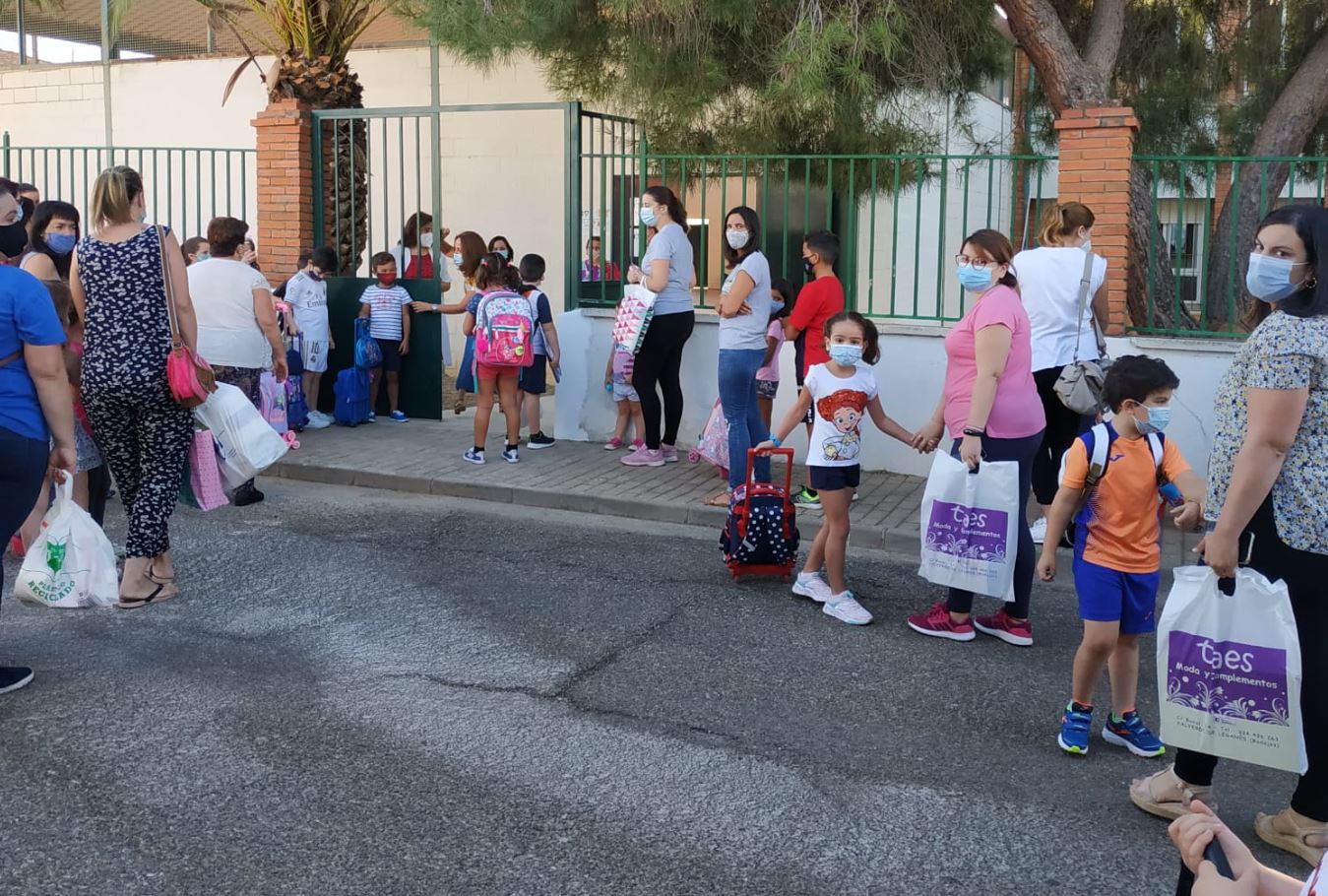 Fotos: Primer día en los centros educativos 2020