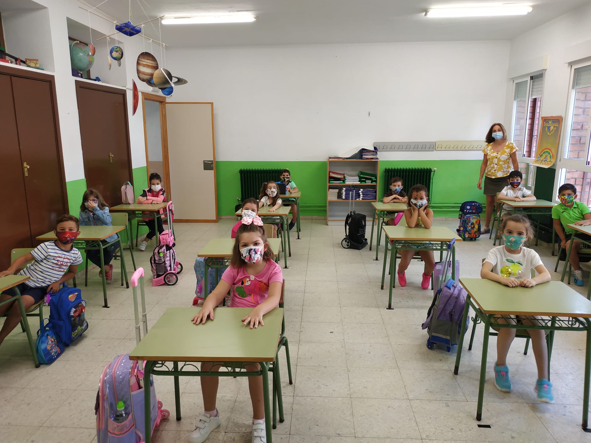 Fotos: Primer día en los centros educativos 2020