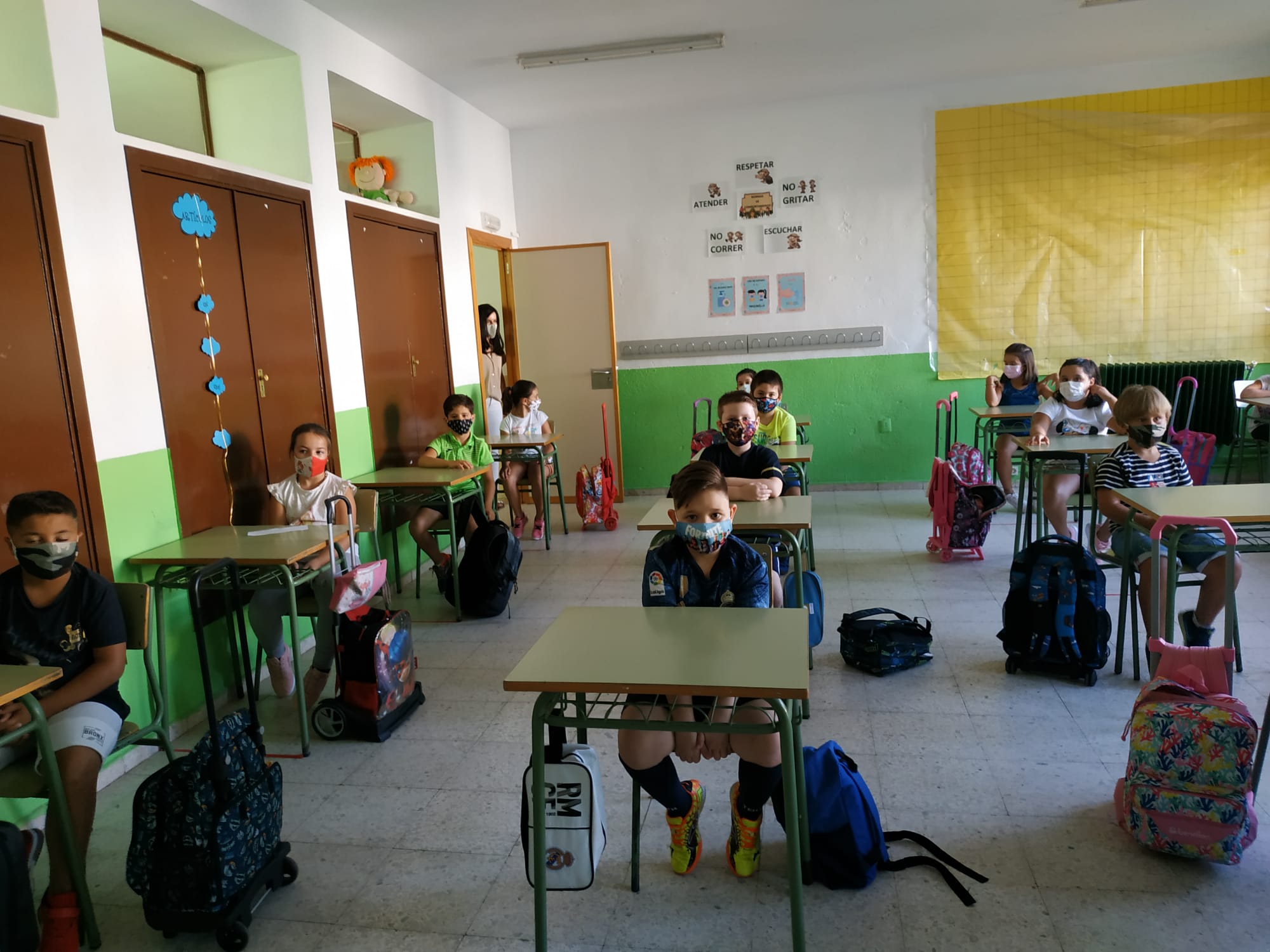 Fotos: Primer día en los centros educativos 2020