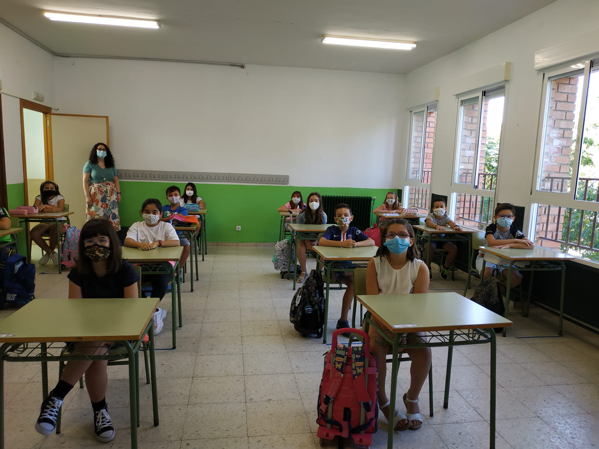 Fotos: Primer día en los centros educativos 2020
