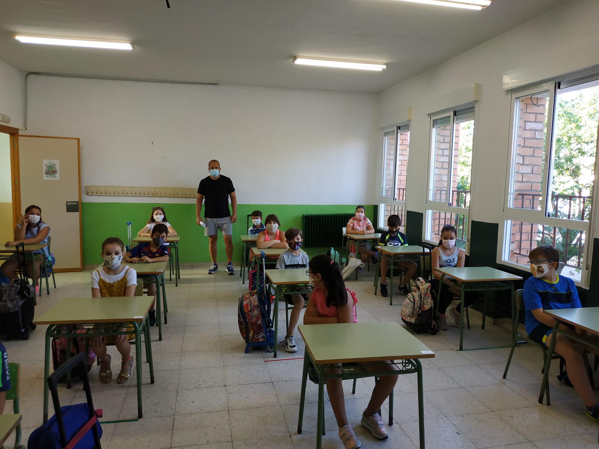Fotos: Primer día en los centros educativos 2020