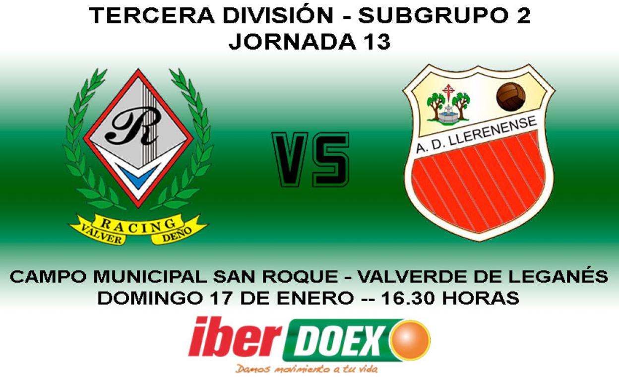 Partido muy importante para el Racing Valverdeño