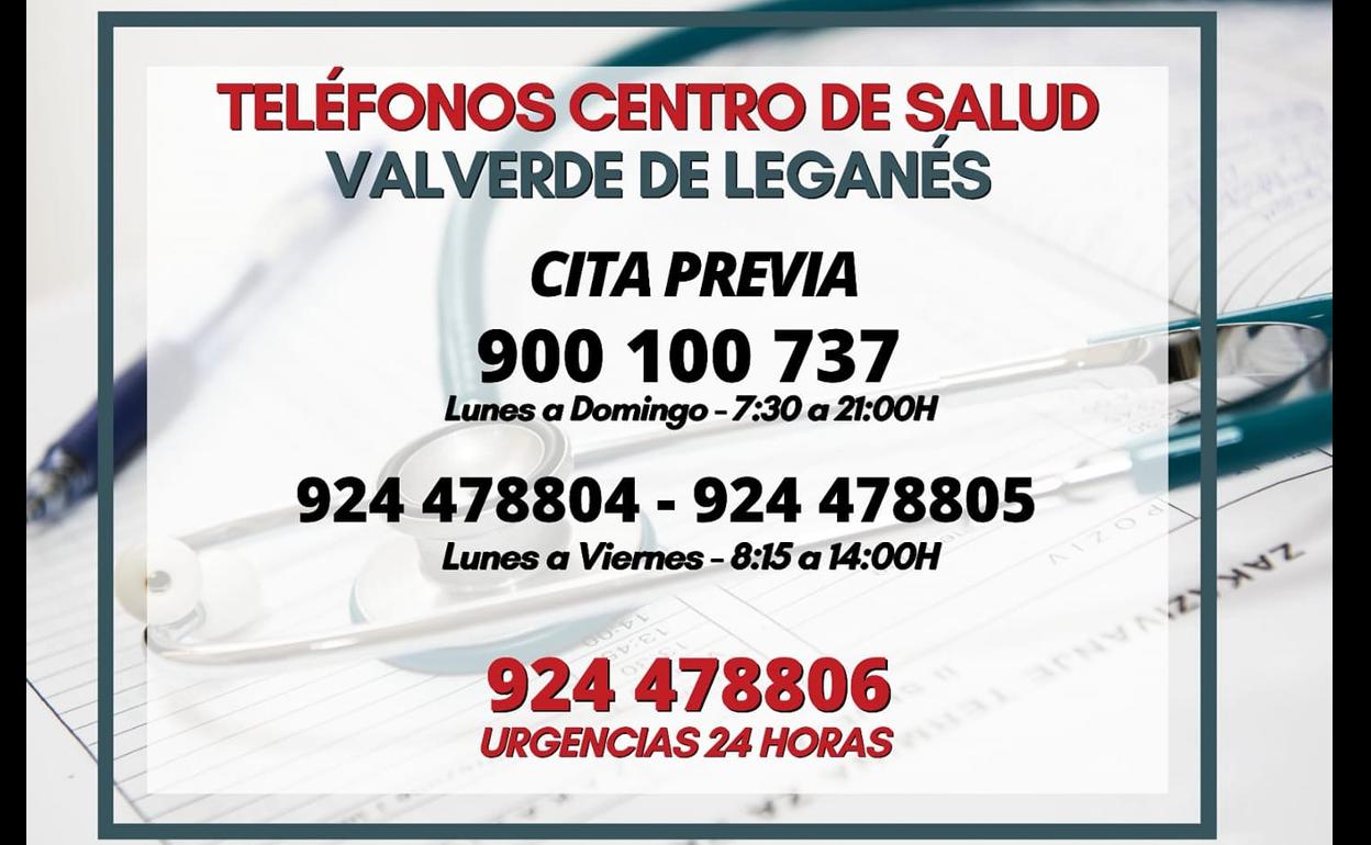 Cambian los números de teléfonos del Centro de Salud