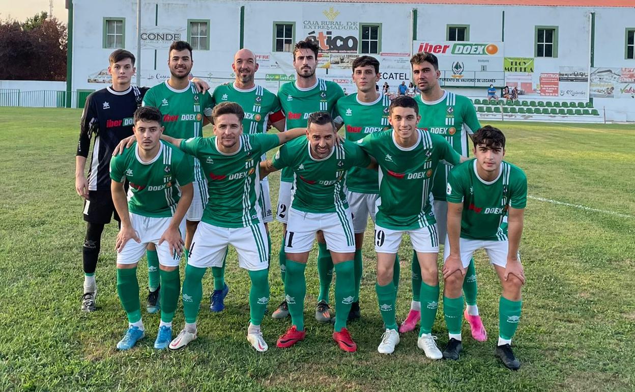 Alineación titular del Racing Valverdeño