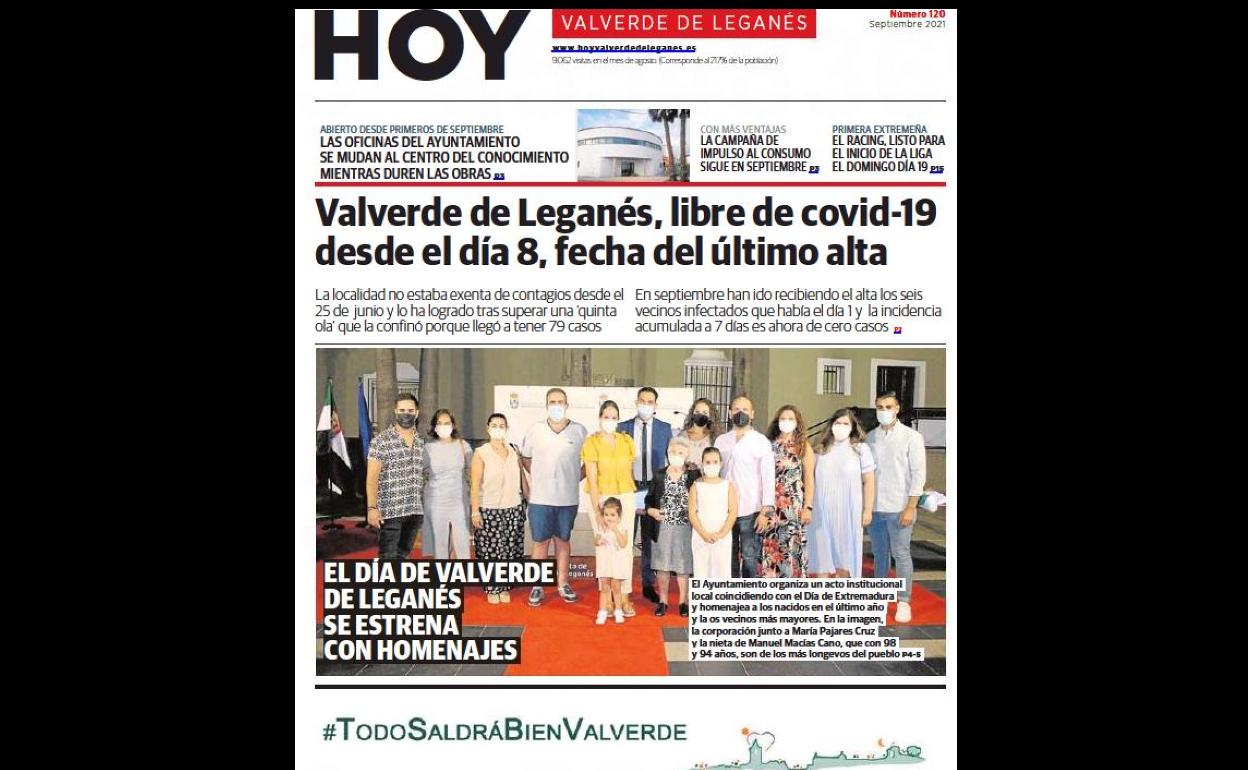 Se publica el número 120 de HOY Valverde de Leganés