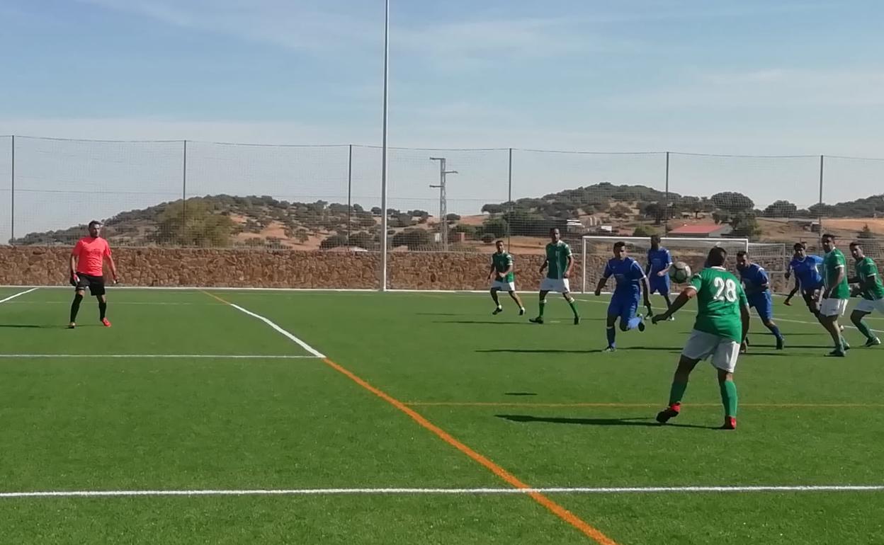 Jugada de ataque de los valverdeños