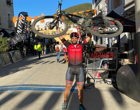 Tras llegar a la meta