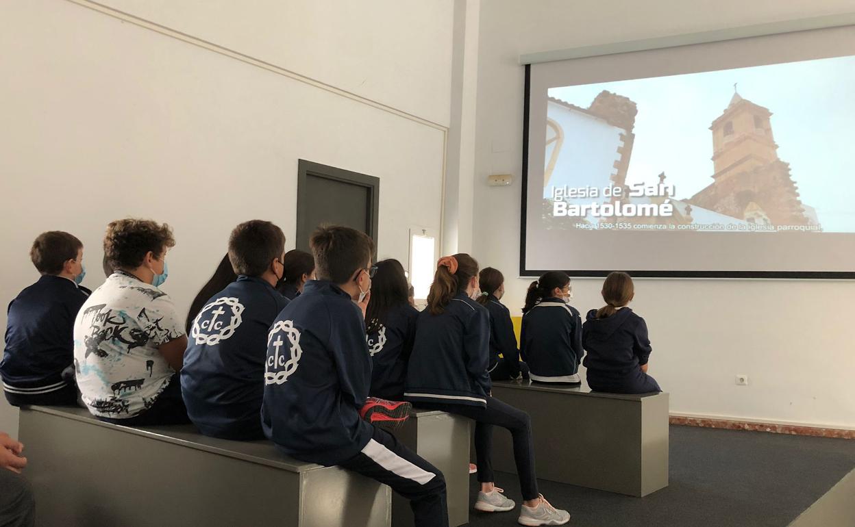 Visita de los escolares