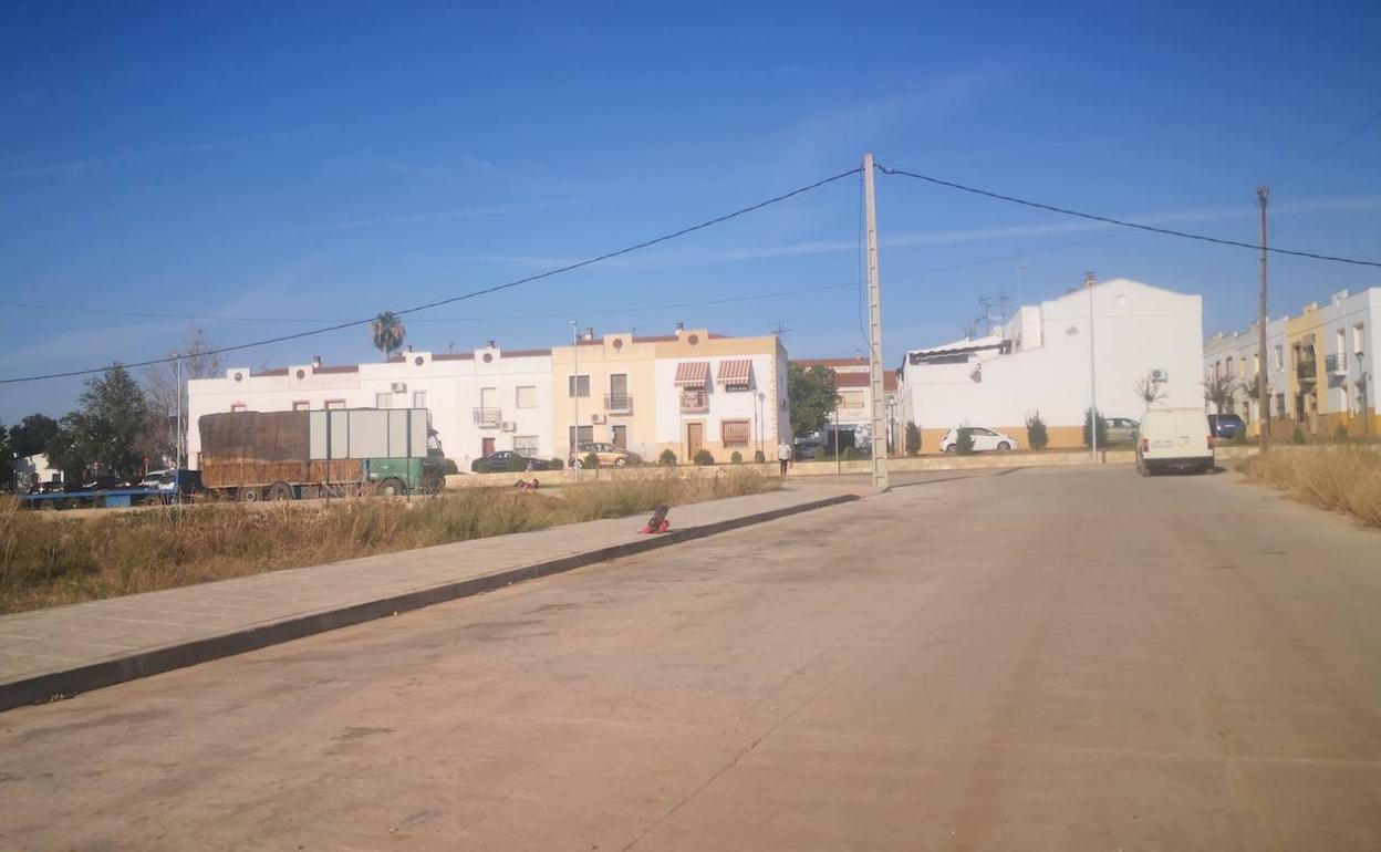 Camino por el que llegará el ruta a Valverde
