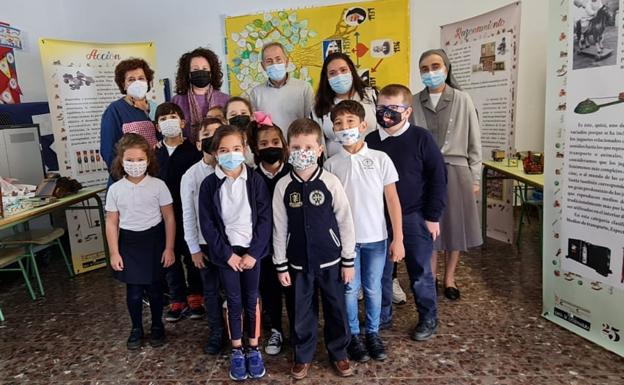 Uno delos grupos participantes en la actividad