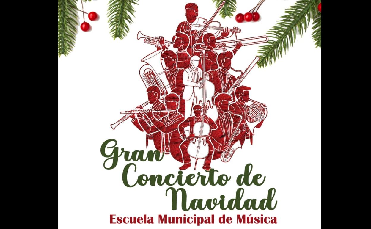 La Escuela Municipal de Música ofrecerá su concierto de Navidad