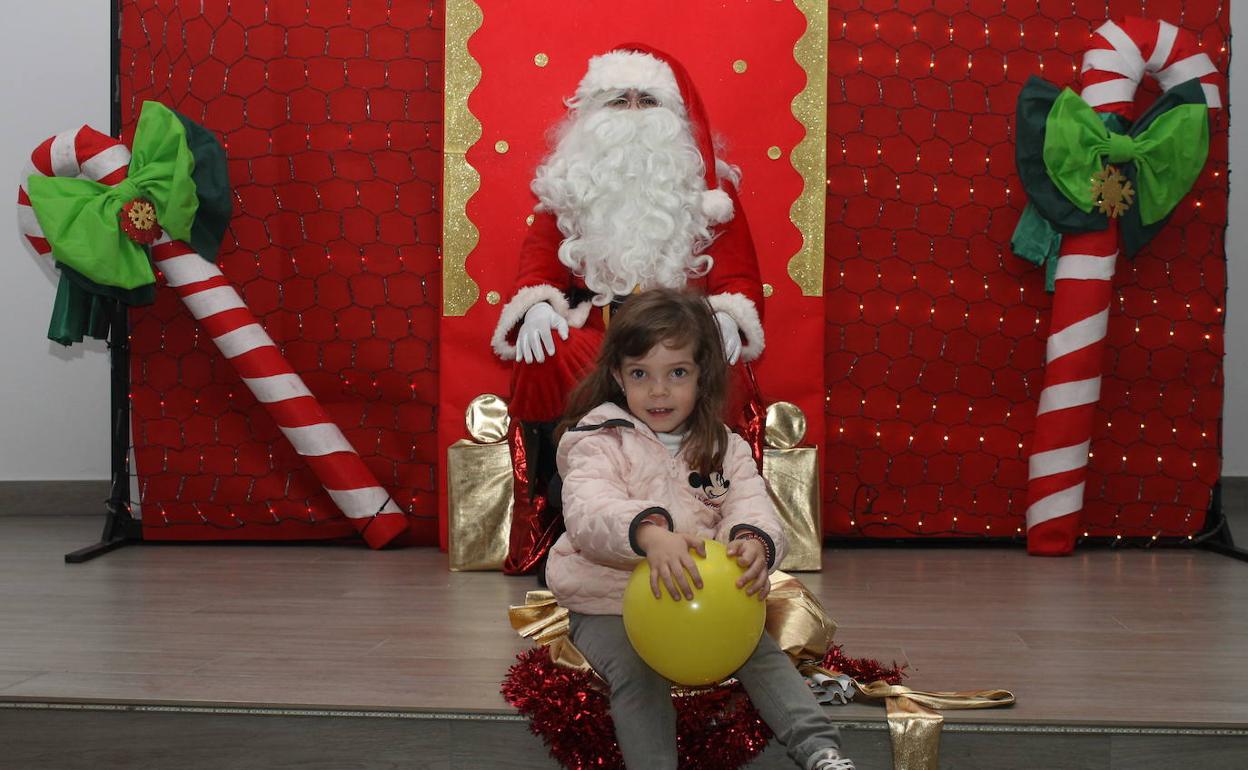 Junto a Papá Noel