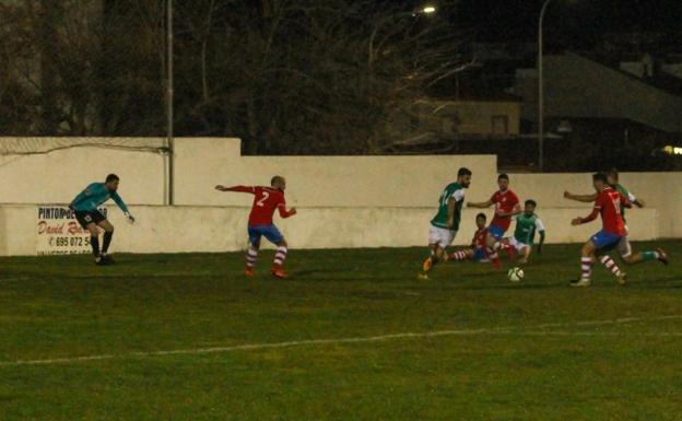Jugada del penalti no pitado al Racing