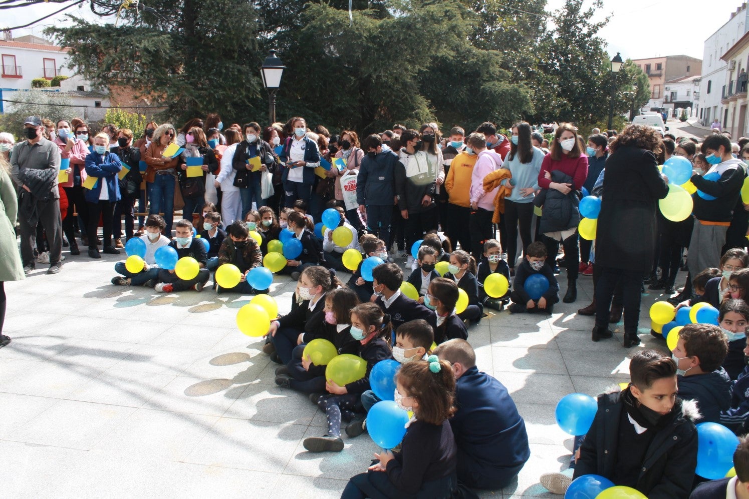 Fotos: Concentración en apoyo a Ucrania