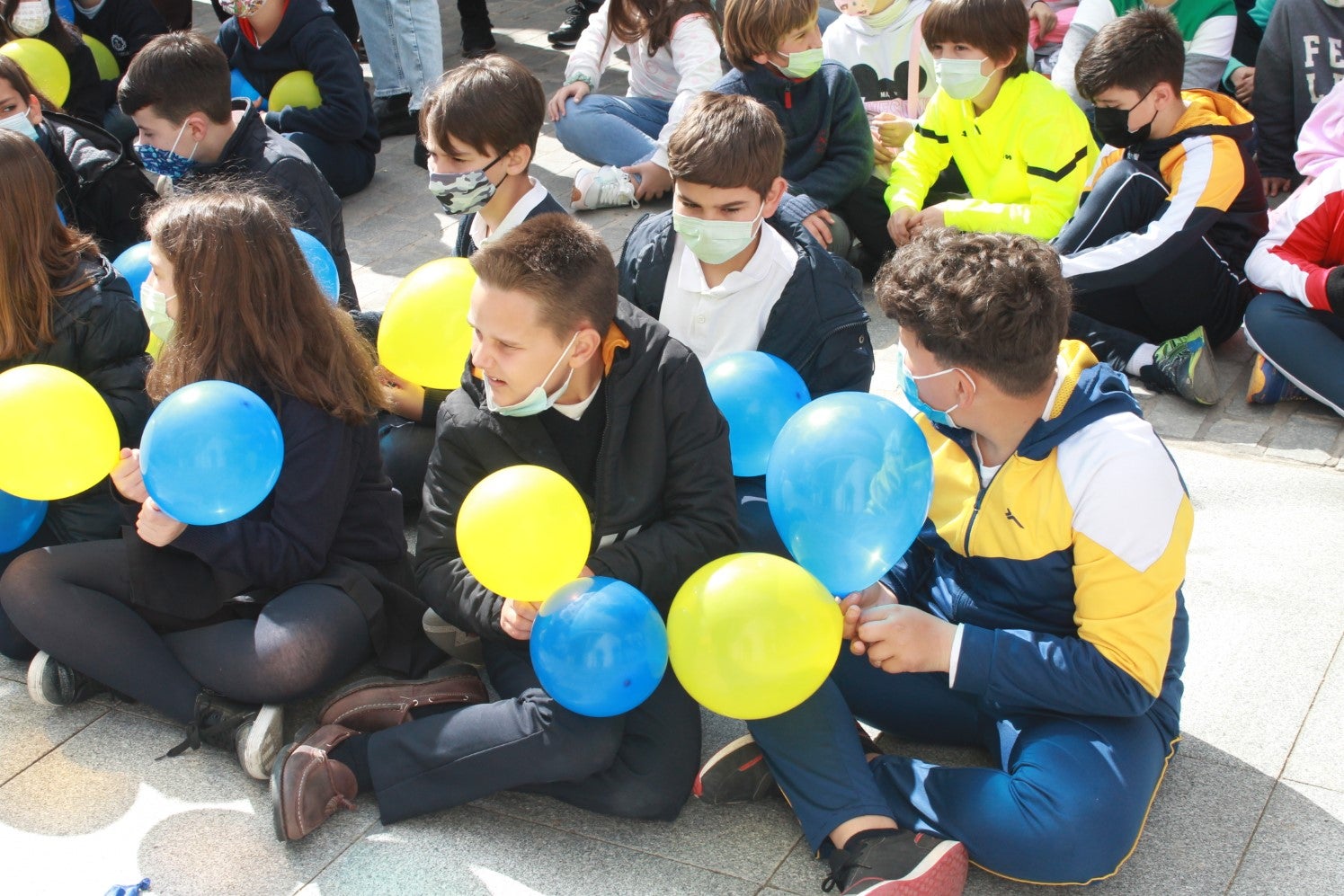 Fotos: Concentración en apoyo a Ucrania