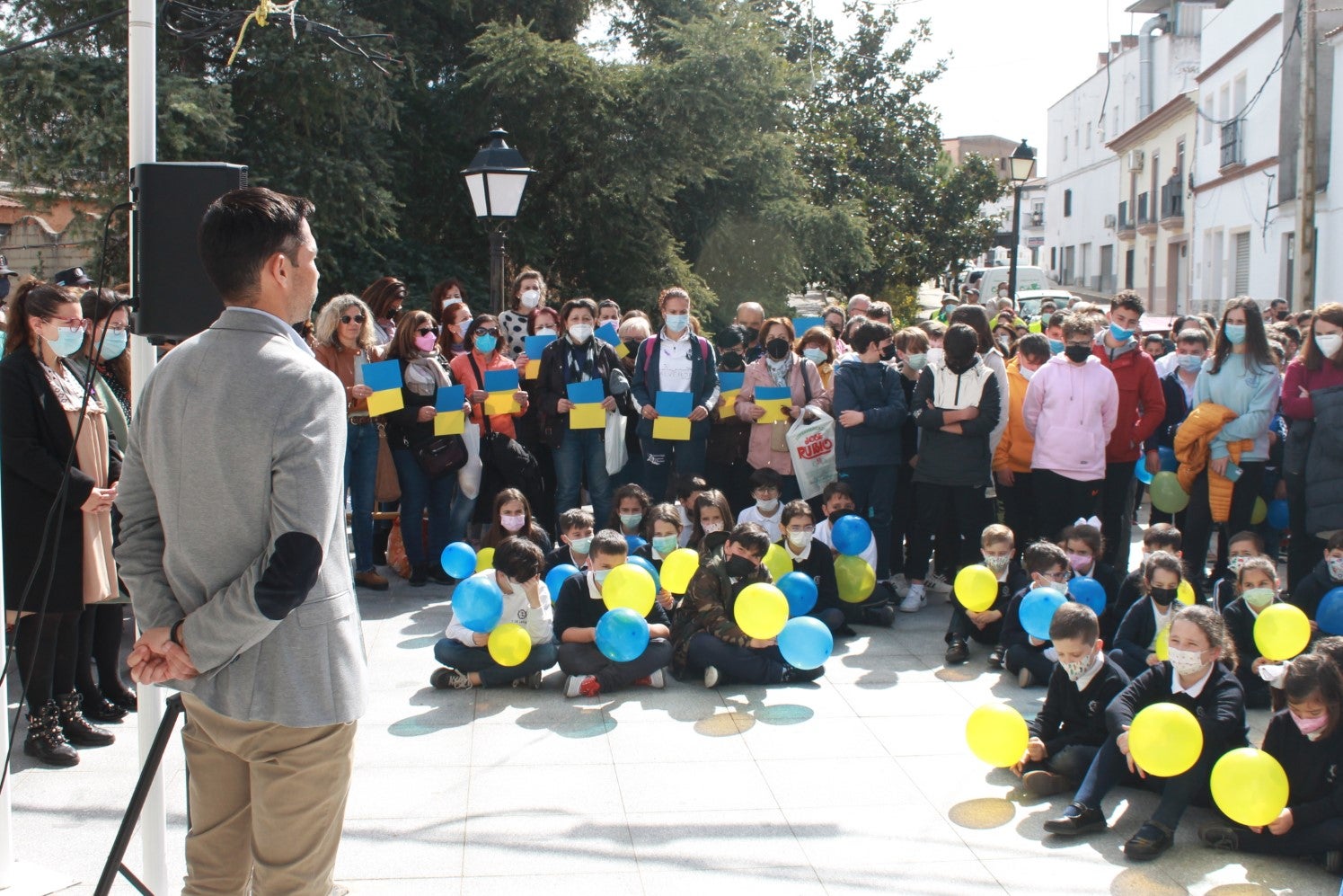 Fotos: Concentración en apoyo a Ucrania