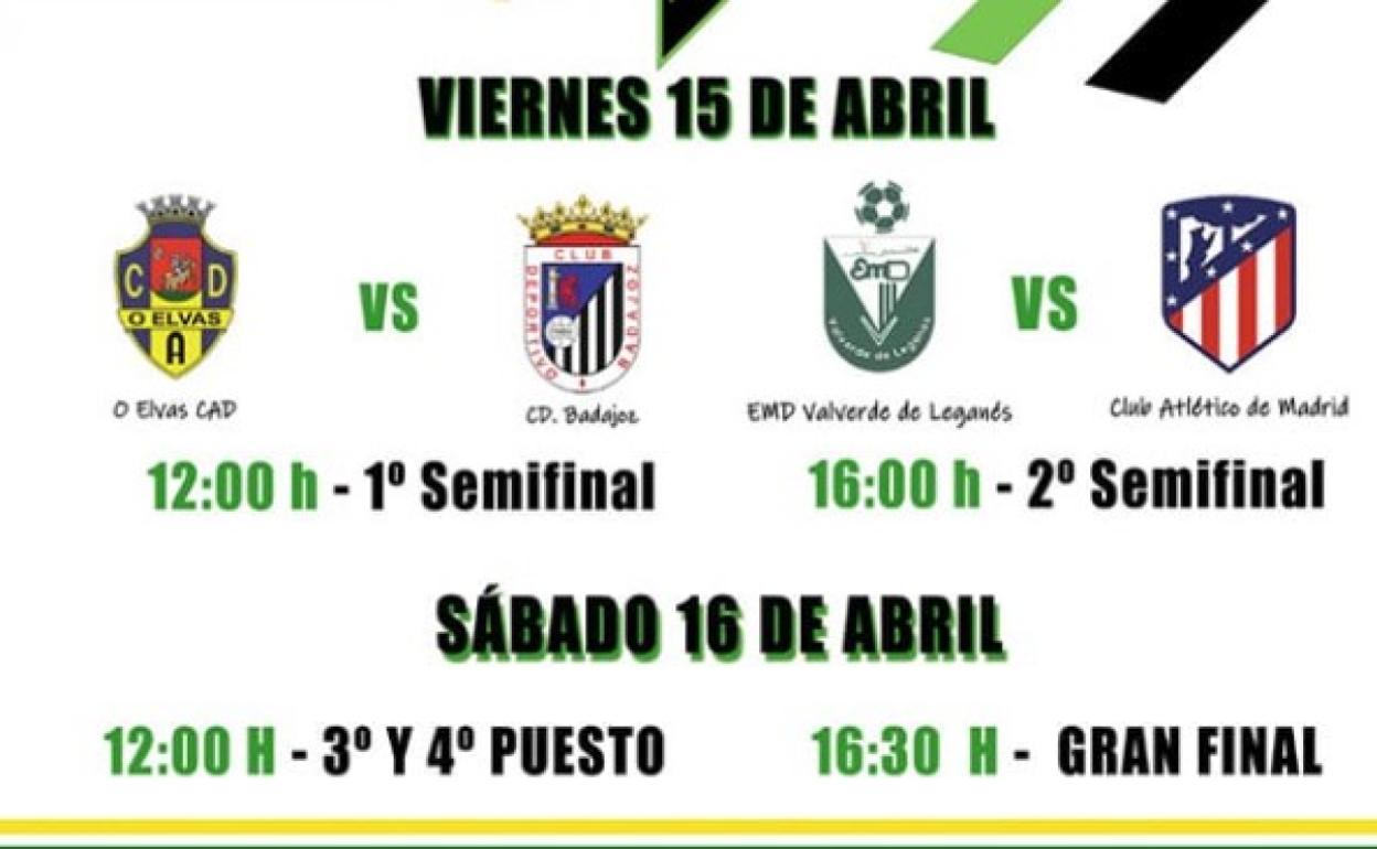 Torneo 'Villa de Valverde': Los infantiles de la EMD se enfrentarán a los del Atlético de Madrid, el viernes 15 de abril en el I Torneo Ibérico de Fútbol 'Villa de Valverde'
