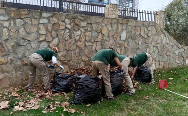 Trabajos en la piscina municipal