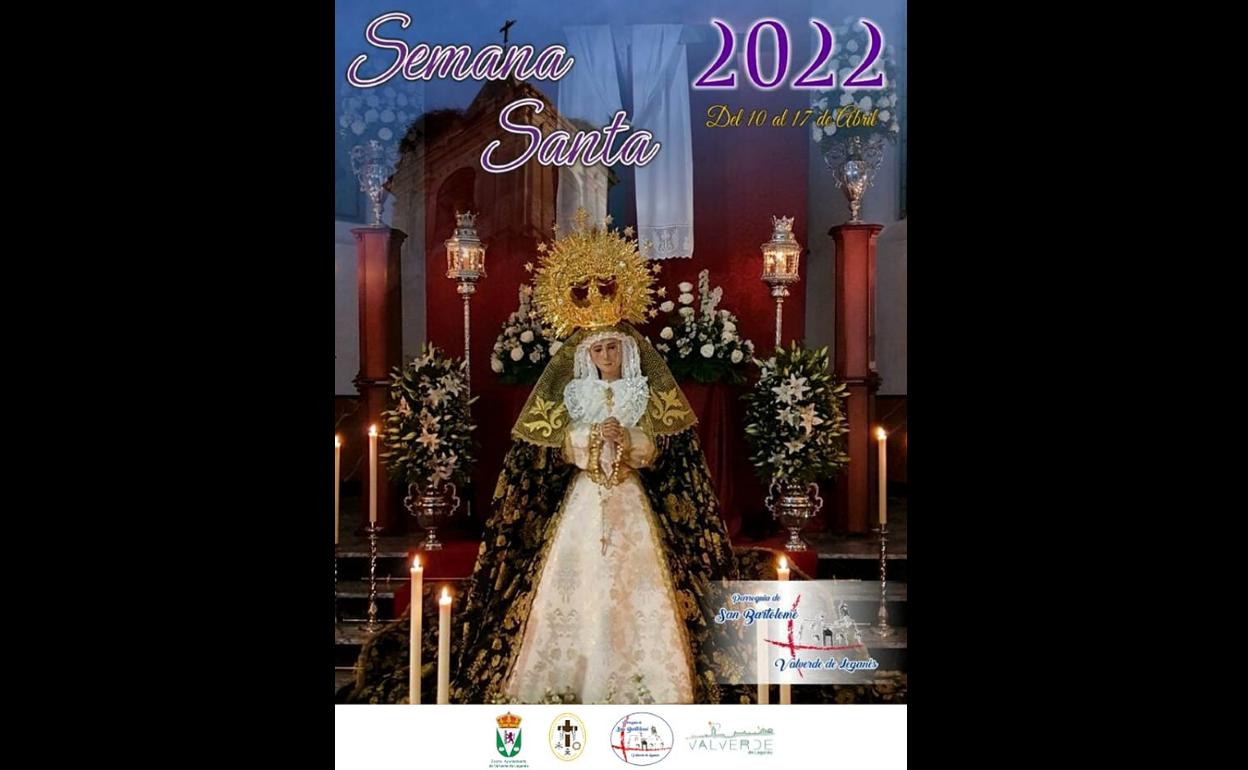 Cartel de la Semana Santa en Valverde de Leganés
