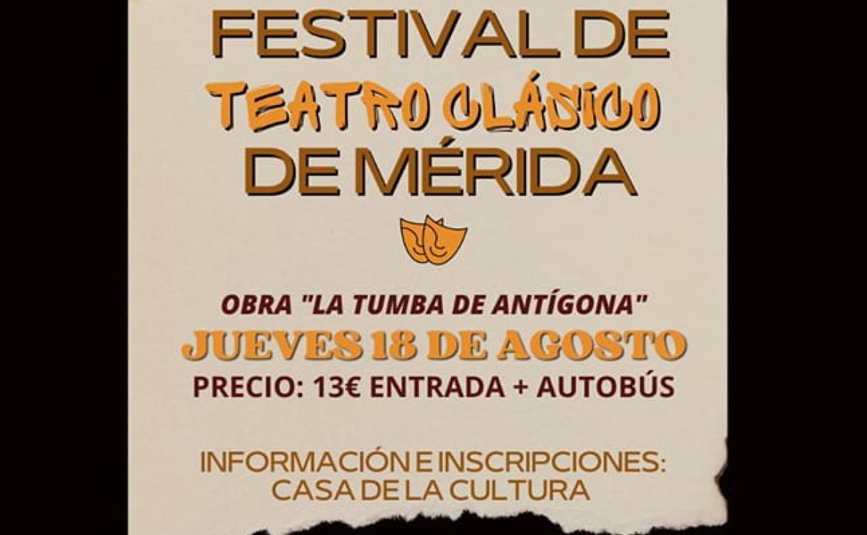 Teatro: Se organiza un viaje para el Festival de Teatro Clásico de Mérida