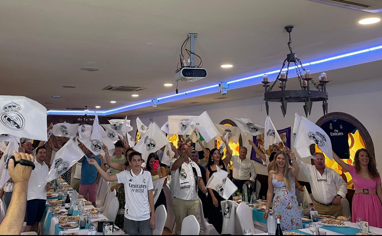 Comida de convivencia de la Peña Madridista