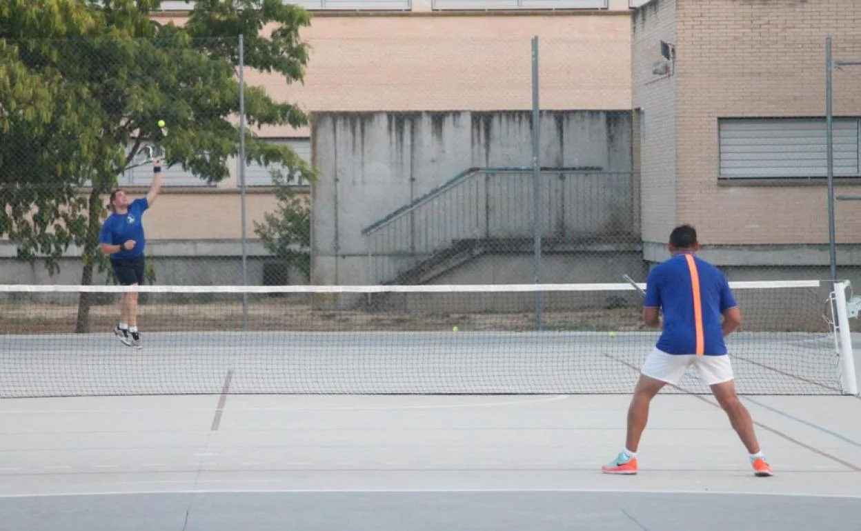 Uno de los torneos de tenis en la Valverde de Leganés