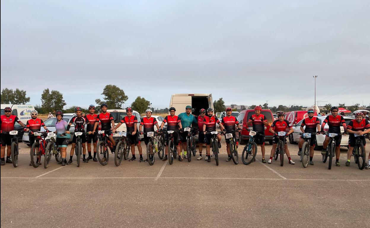 La mayoría de los participantes valverdeños en la ruta