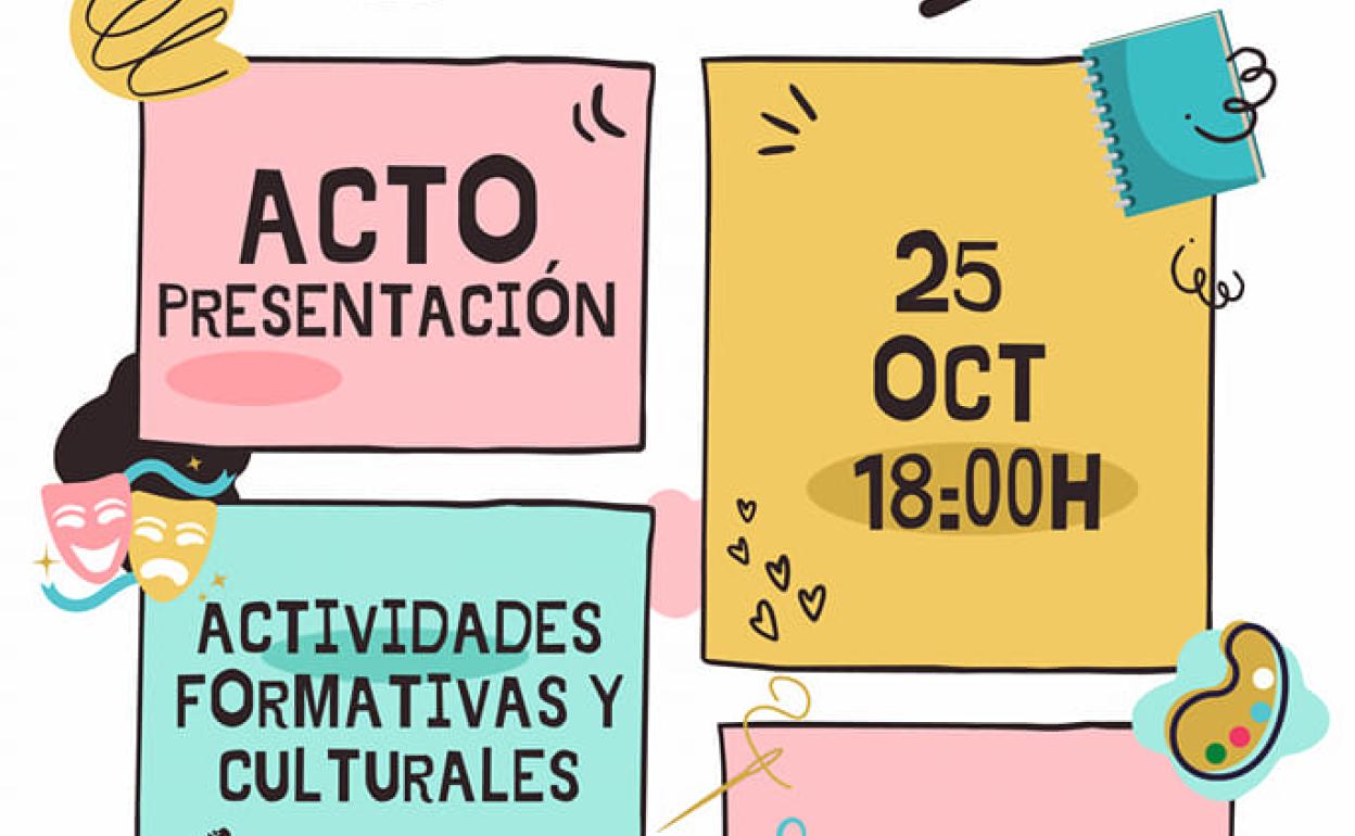 Formación y Cultura: Esta tarde se presentan las actividades formativas y culturales del presente curso