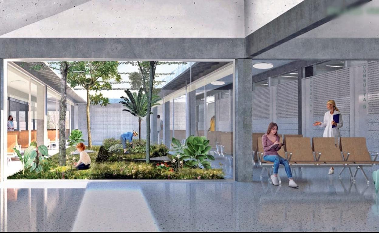 Recreación 3D del que será el nuevo Centro de Salud en Valverde de Leganés