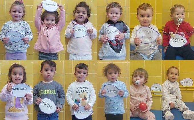 Los pequeños con los mensajes de lo que quieren y no quieren