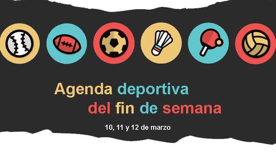 Agenda deportiva para este fin de semana