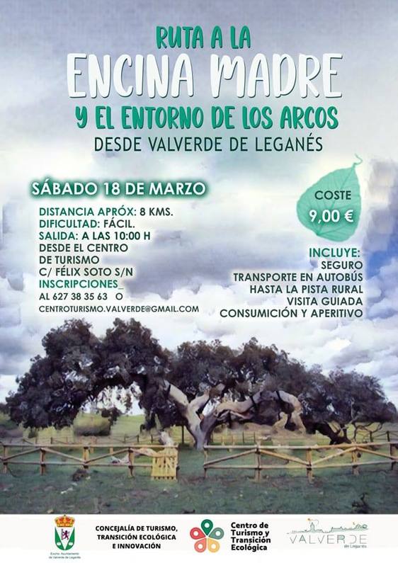 Se organiza una ruta senderista a la Encina Madre para este sábado