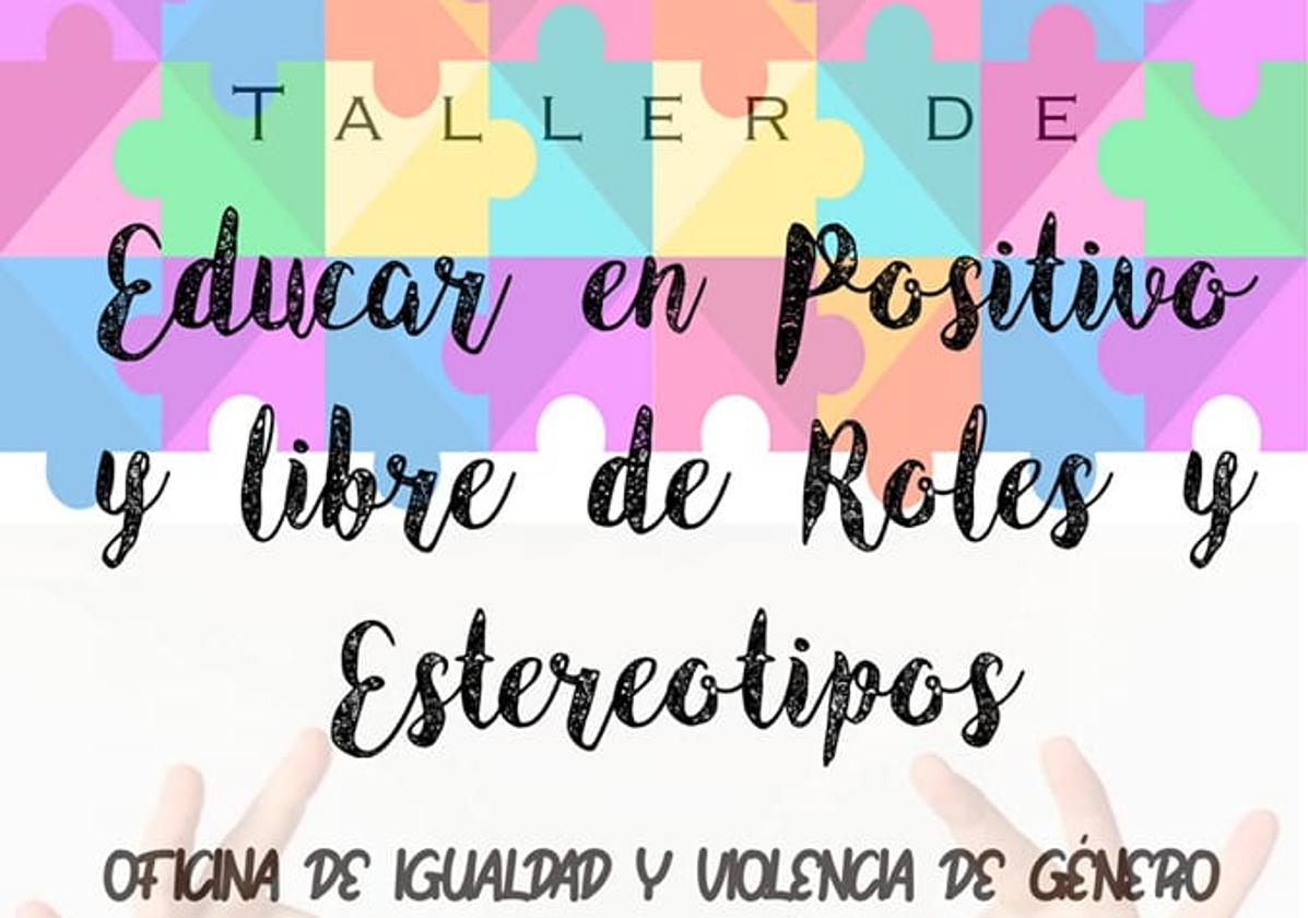 Esta tarde hay un taller sobre educación, roles y estereotipos
